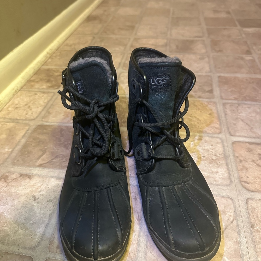 UGG Black All Weather Snow/Rain Boots